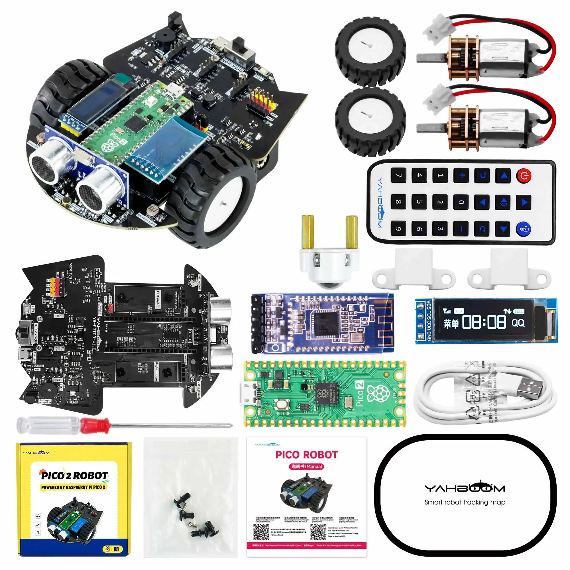 Yahboom Raspberry Pi Pico 2 Ro - Raspberry Pi Kit recension och pris