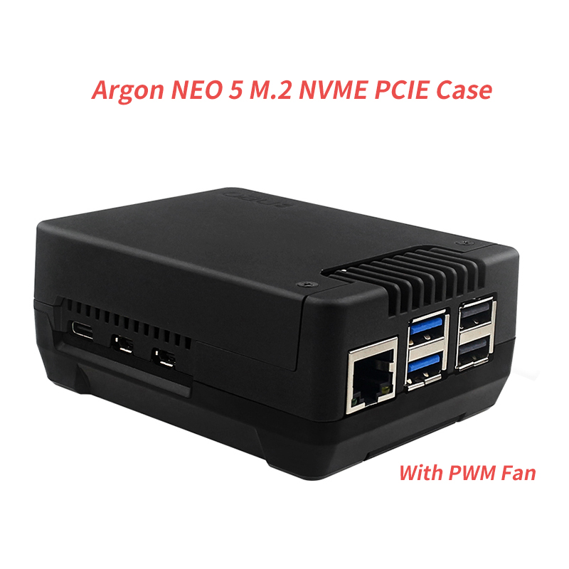 Argon NEO 5 M.2 NVME PCIE Case - Pi Cooler recension och pris