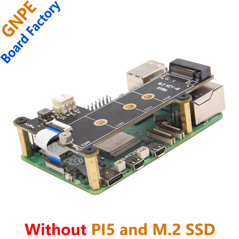 Raspberry Pi 5 PCIE M.2 NVMe P - Pi Cooler recension och pris