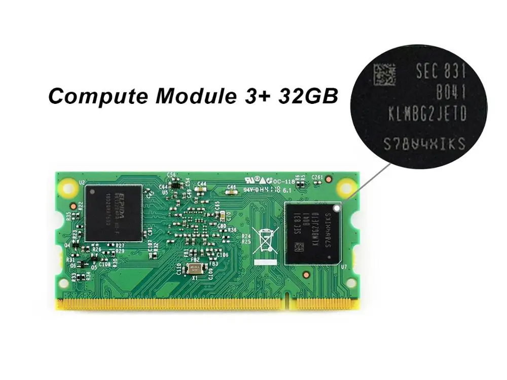 Raspberry Pi Compute Module 3+ - Raspberry Pi recension och pris