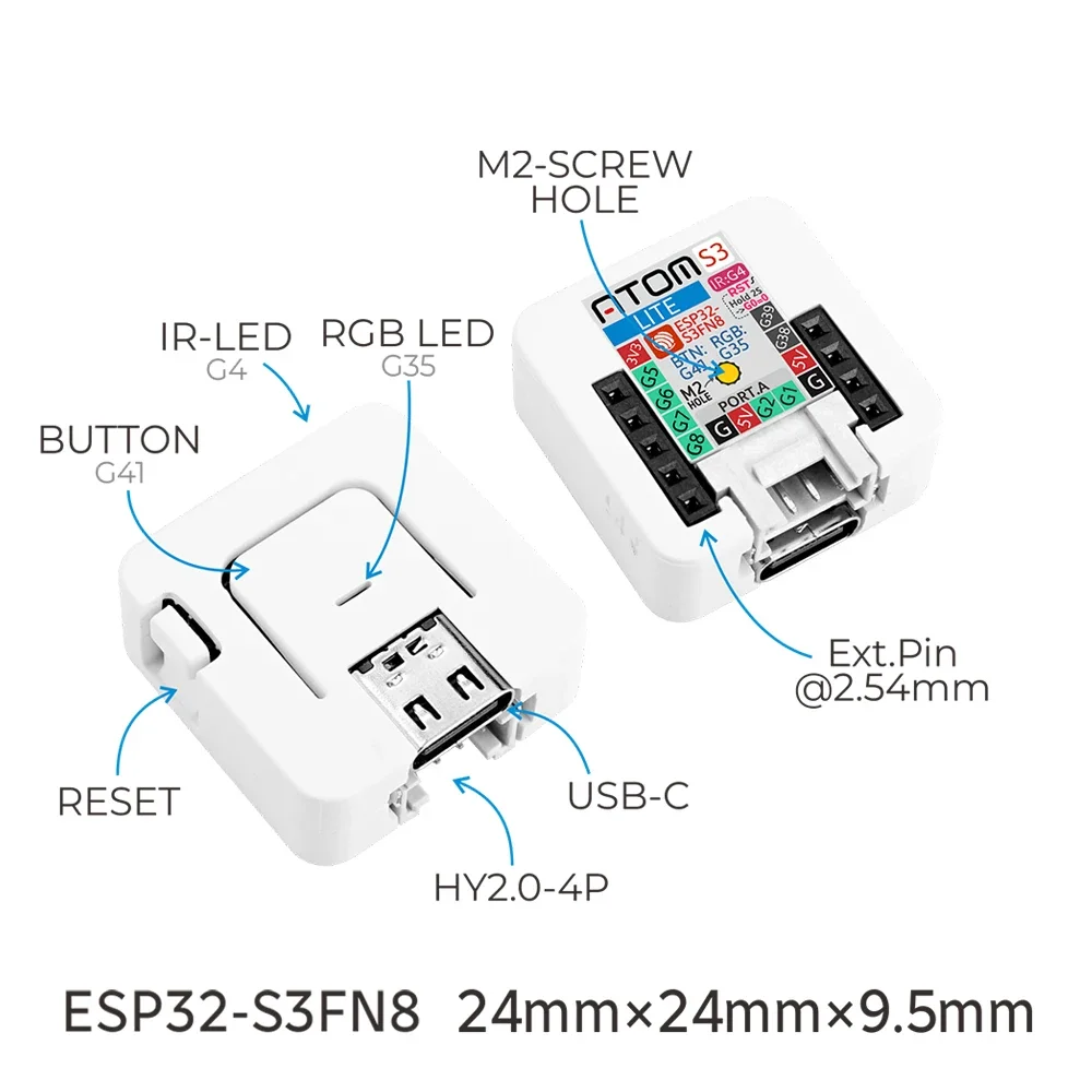 M5Stack AtomS3-Lite ESP32-S3 D - Arduino Kit recension och pris