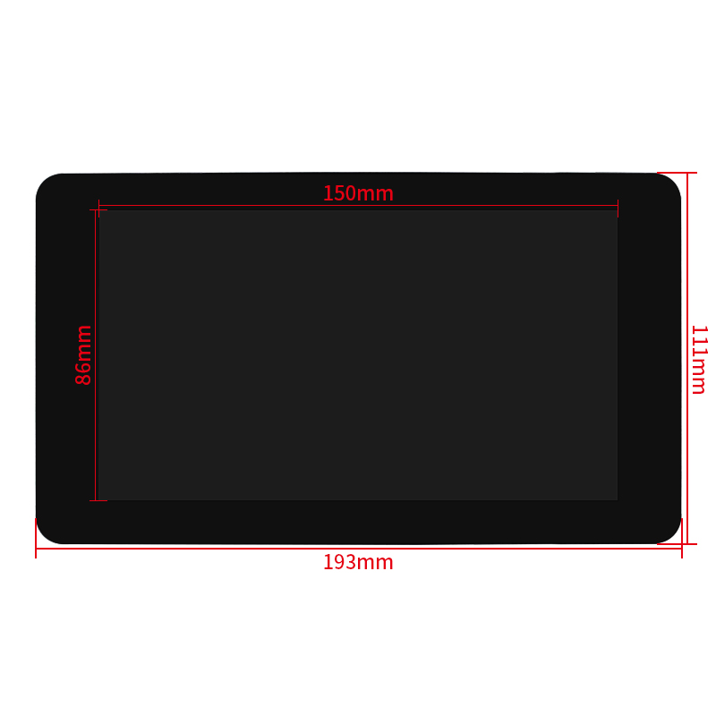 Raspberry Pi 7 Inch DSI 1024*6 - Pi 5 Case recension och pris