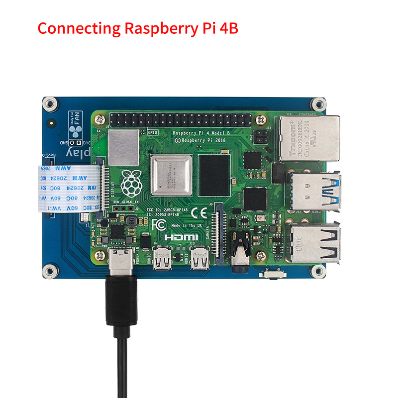 4.3 Inch DSI Touch Screen for  - Pi 5 Case recension och pris