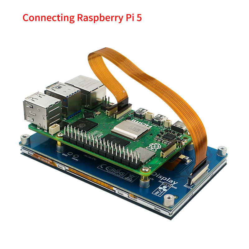 4.3 Inch DSI Touch Screen for  - Pi 5 Case recension och pris