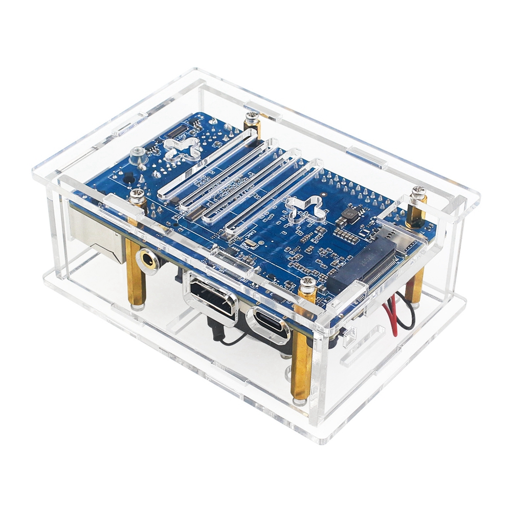 ABFN-Acrylic Case With Cooling - Pi 4 Case recension och pris