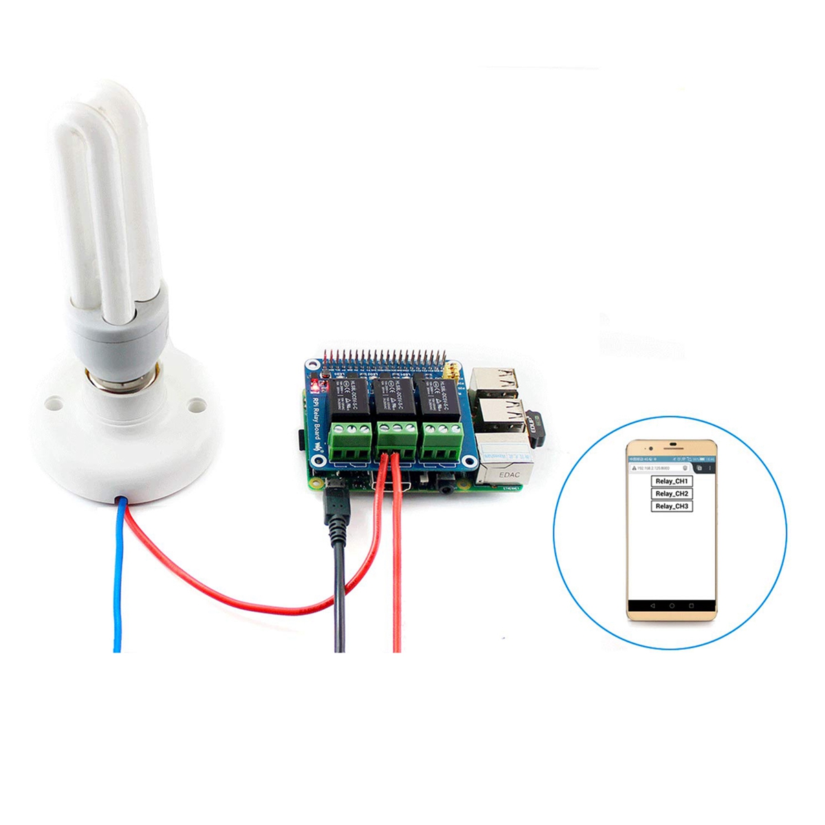 Waveshare 5V 3-Channel Relay M - Raspberry Pi Kit recension och pris