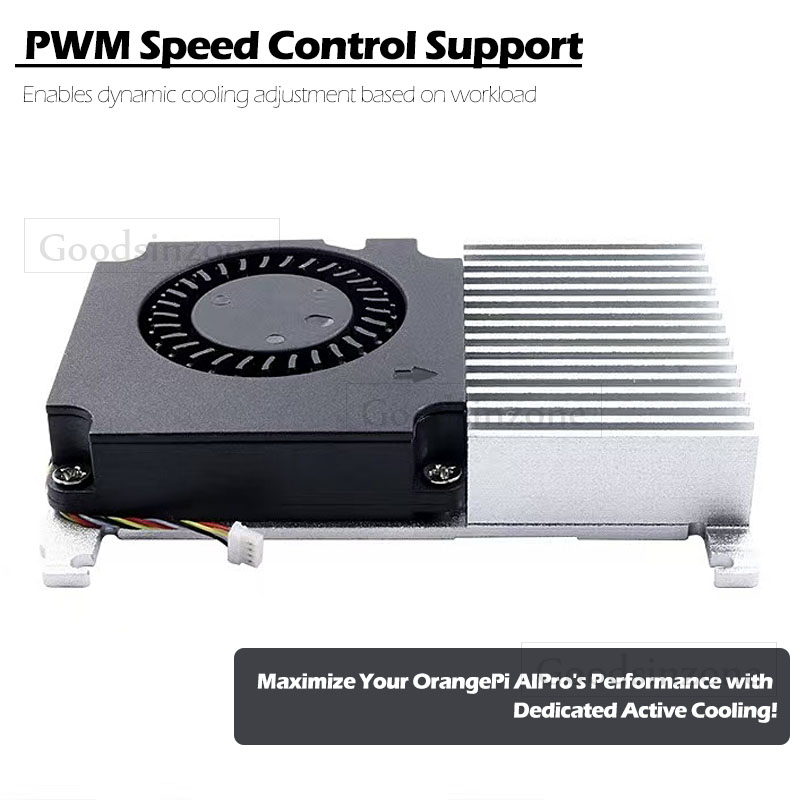 Cooling Fan with Heatsink Base - Pi Power Supply recension och pris