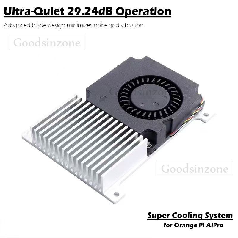 Cooling Fan with Heatsink Base - Pi Power Supply recension och pris