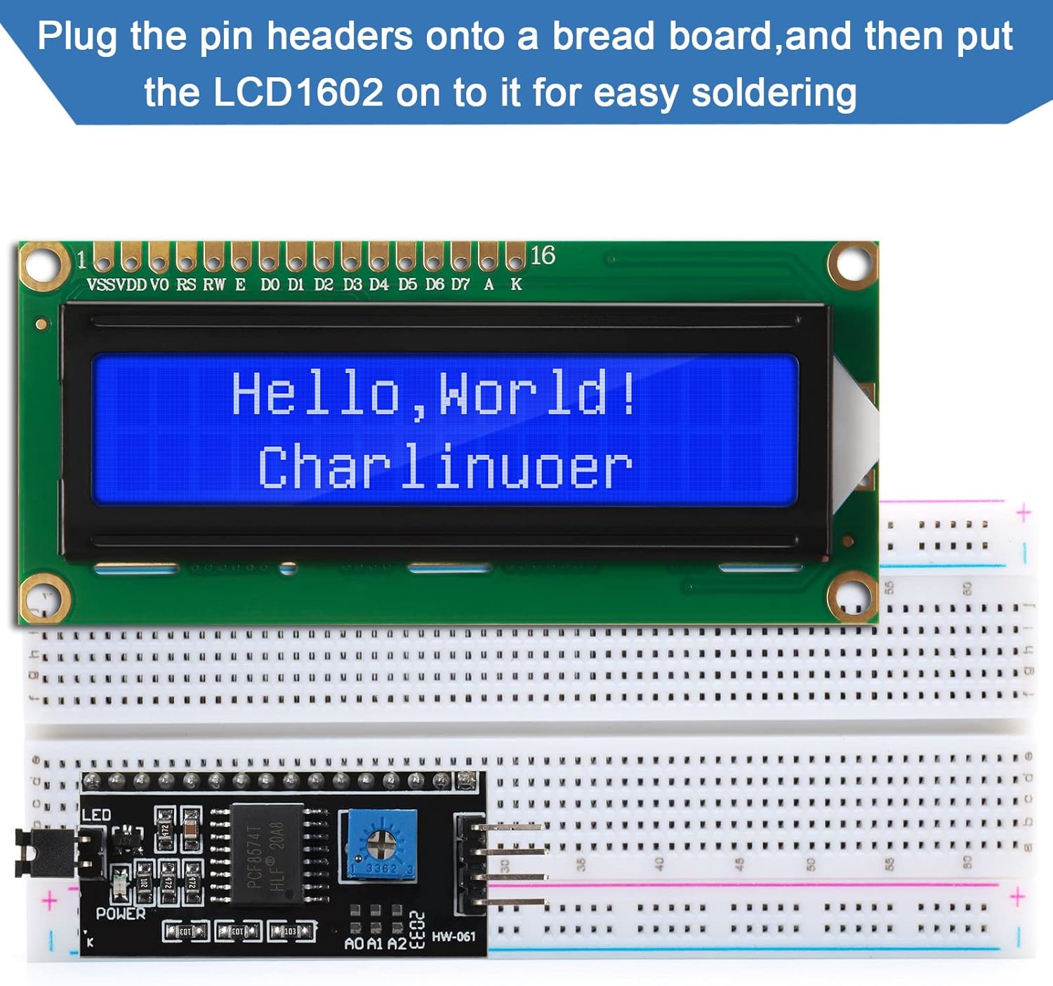 1Set 1602 LCD 20*4 Blue Screen - Pi Display recension och pris