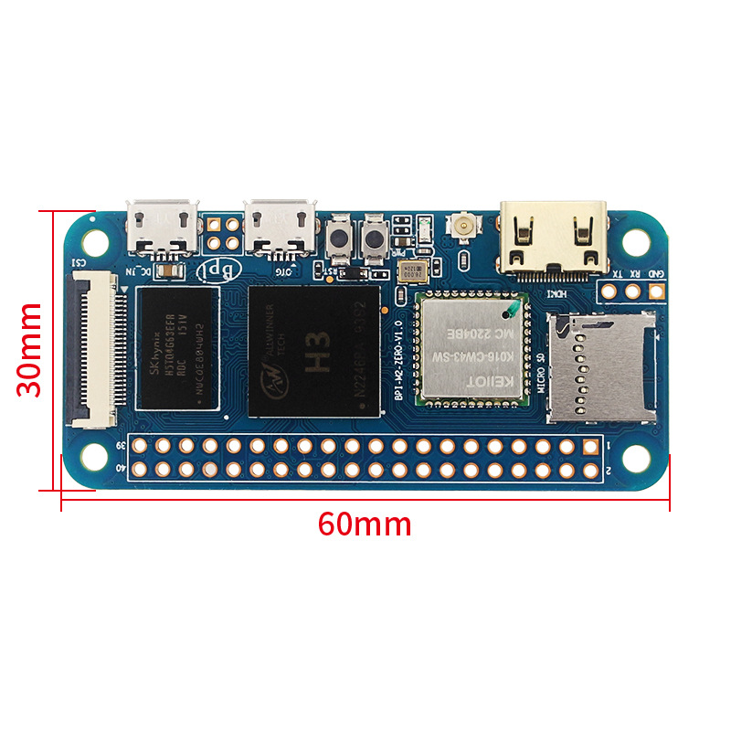 Banana Pi-M2 Zero H3 Quad-Core - Pi Zero recension och pris