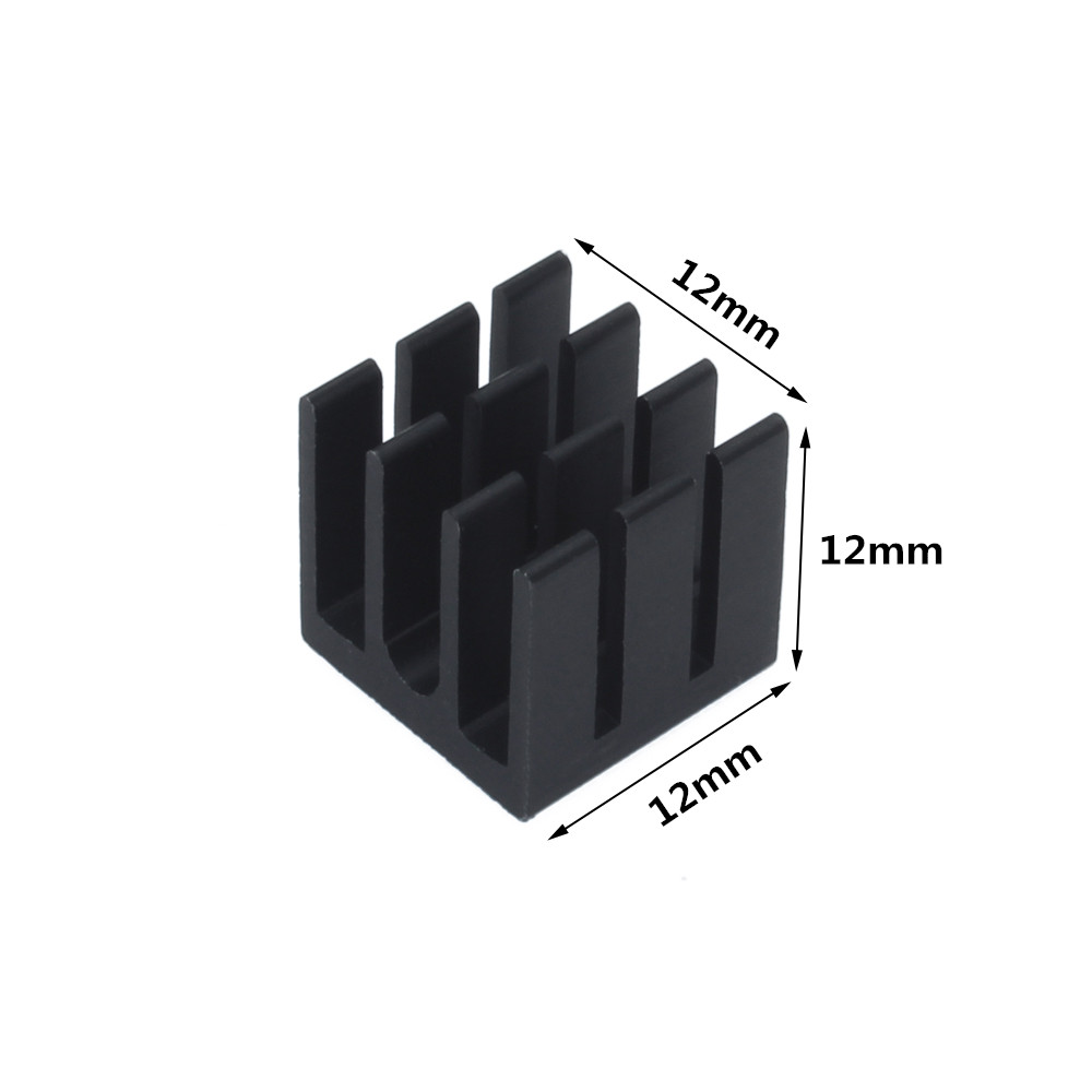 12x12x12mm 50pcs Aluminum Heat - Pi Power Supply recension och pris