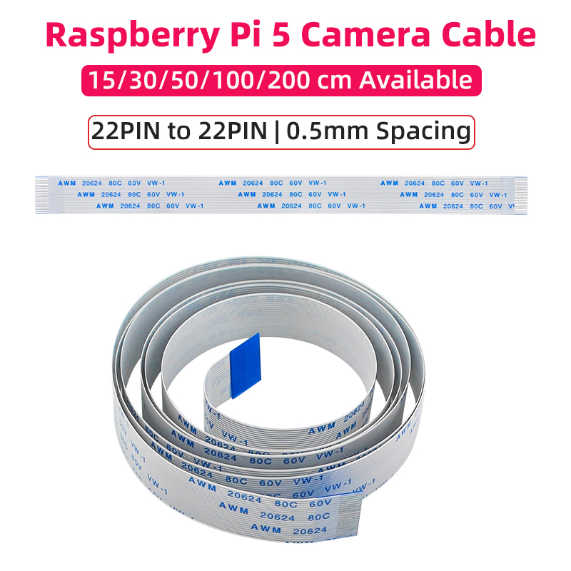 Raspberry Pi 5 Camera Cable 22 - Pi Camera Cable recension och pris