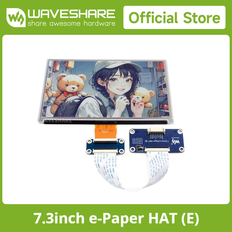 Waveshare 7.3inch 6-Color E-Pa - Pi Power Supply recension och pris