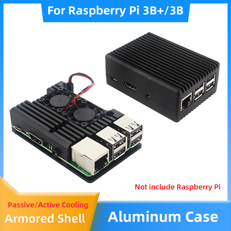 Raspberry Pi 3B+ 3B Aluminum C - Pi Cooler recension och pris